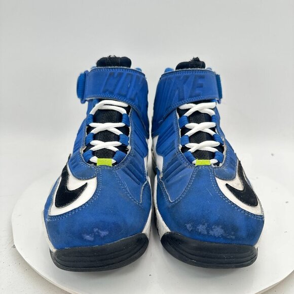 Nike Air Griffey Max 1 Men Size 8.5 354912-008 Platinum Midnight Navy Volt Shoes - Picture 2 of 11